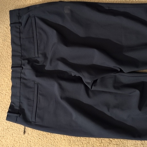 FLX Navy Athletic Gold Straight Leg Men's Pants Size 34 - Picture 7 of 8